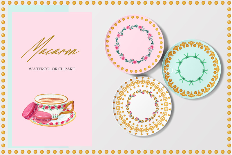 macaron-pastry-watercolor-clipart