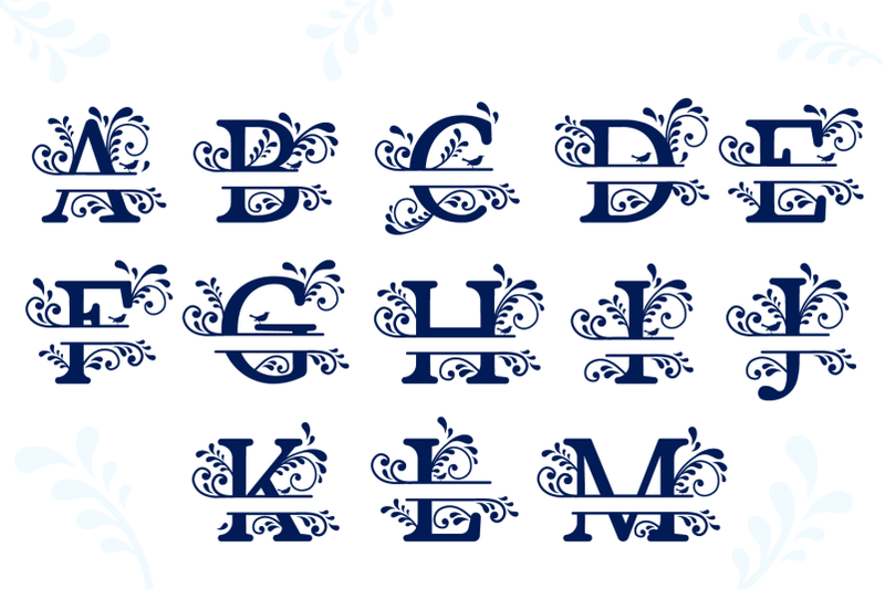 split-monogram-alphabet-with-flourishes-letters-svg