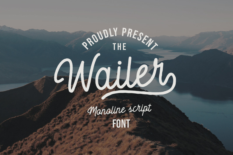 wailer-monoline-script-font