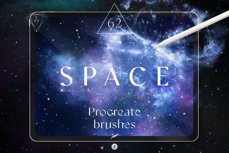 space-procreate-brushes-v-2-0