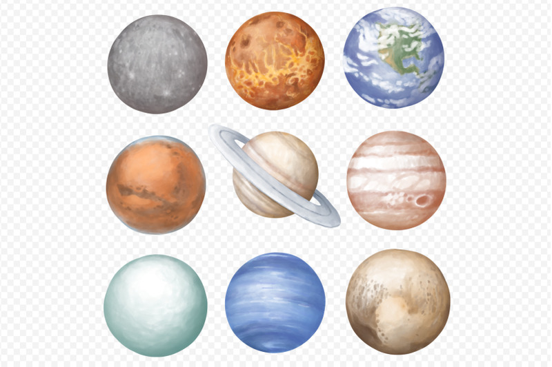 planets-of-solar-system-clipart