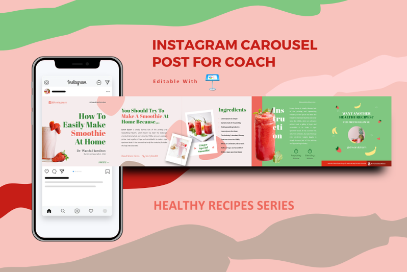 recipe-creator-instagram-carousel-keynote-template