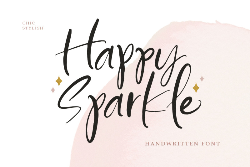 happy-sparkle-handwritten-font