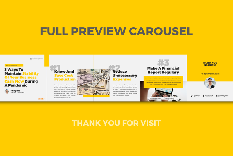 money-management-instagram-carousel-keynote-template