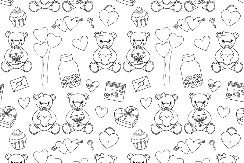 set-seamless-patterns-valentine-039-s-day-black-and-white-colors