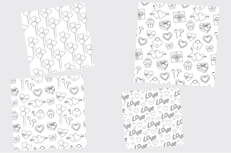 set-seamless-patterns-valentine-039-s-day-black-and-white-colors