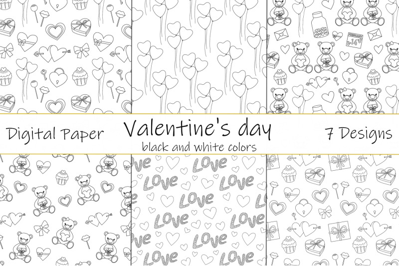 set-seamless-patterns-valentine-039-s-day-black-and-white-colors