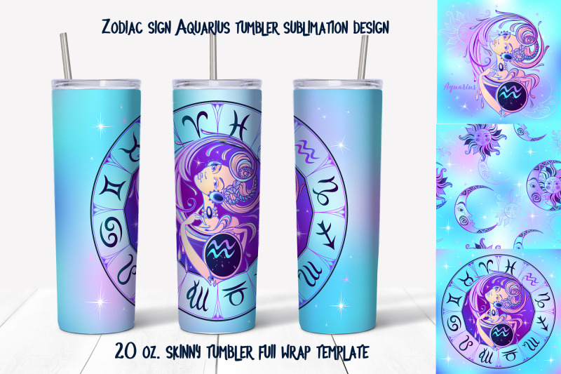 design-of-zodiac-sign-aquarius-skinny-tumbler-wrap-design