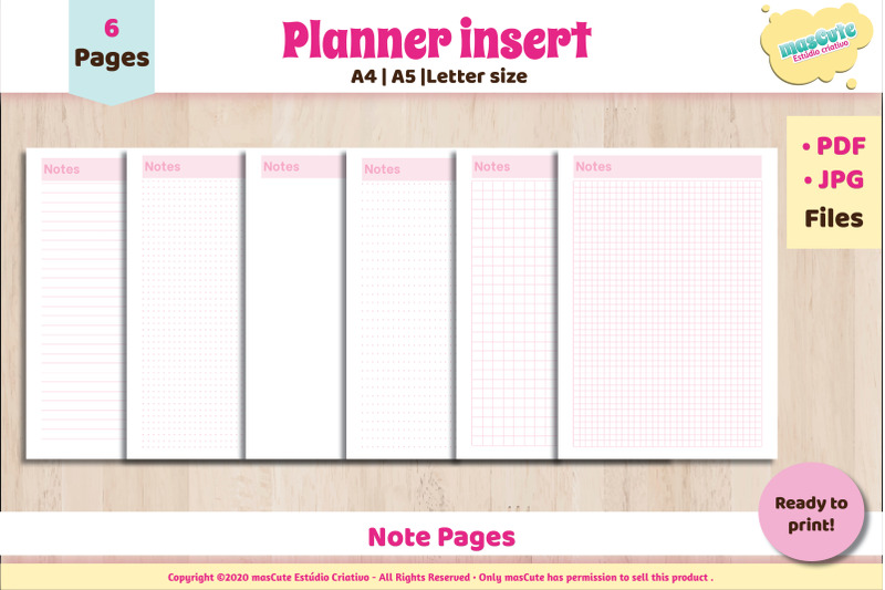 printable-note-pages-set-planner-inserts-letter-a5-a4