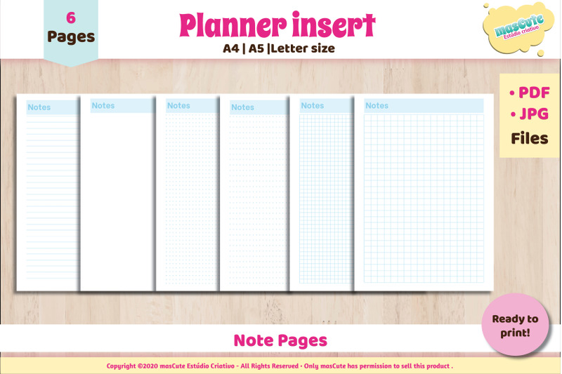 printable-note-pages-set-planner-inserts-letter-a5-a4