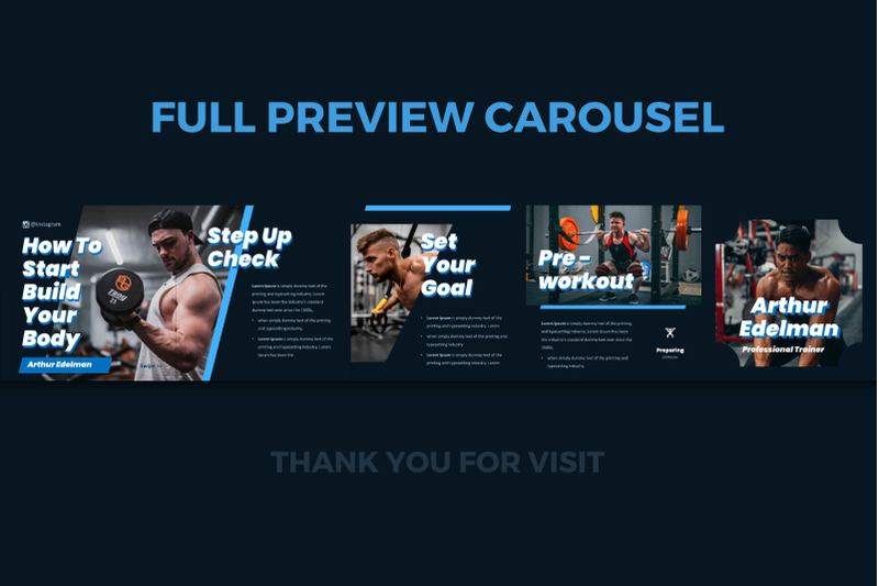 gym-trainer-instagram-carousel-keynote-template