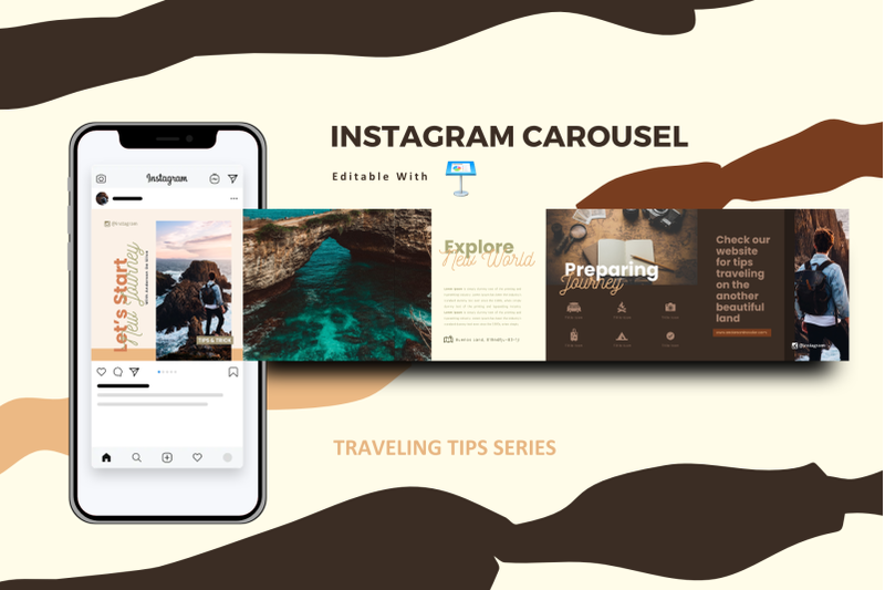 traveling-tips-camping-instagram-carousel-keynote-template