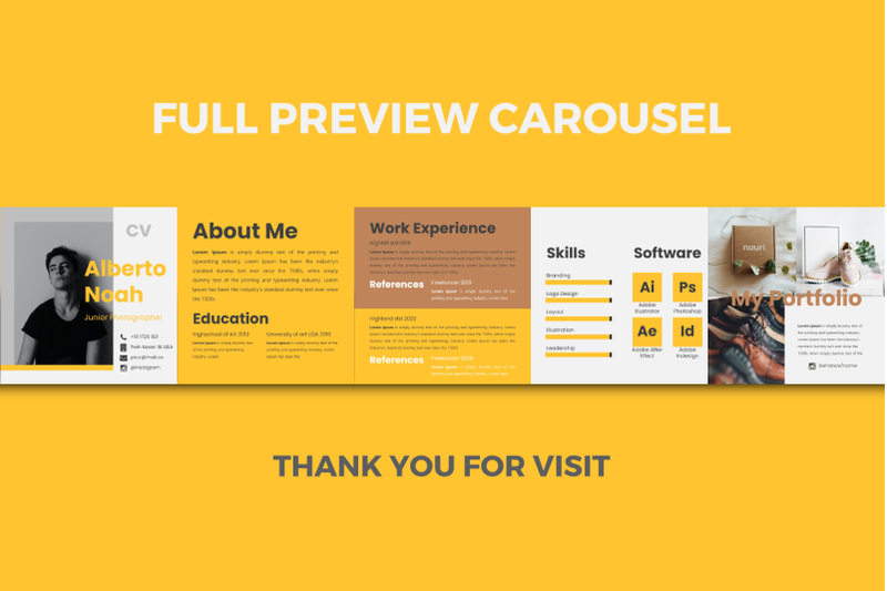 professional-resume-online-instagram-carousel-keynote-template