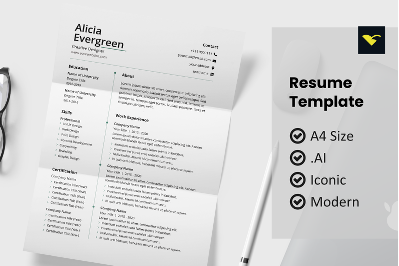 minimal-resume-template