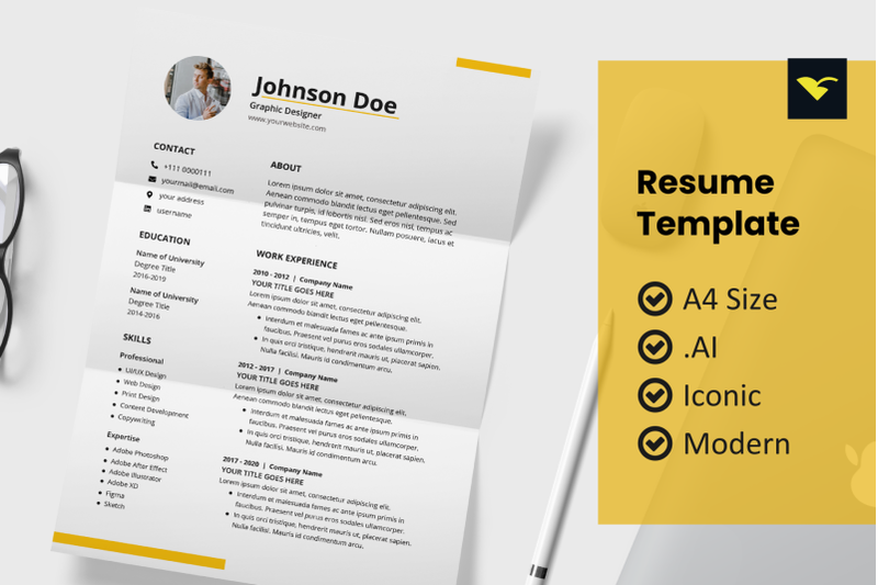 clean-resume-design-template