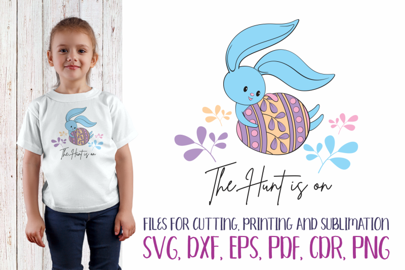 the-hunt-is-on-svg-with-easter-bunny