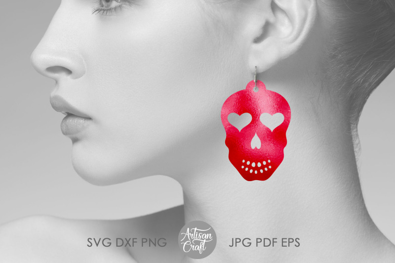 sugar-skull-earrings-heart-jewelry-svg-cut-file