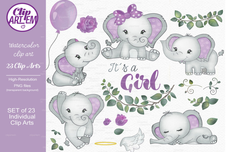 baby-girl-elephant-purple-gray-girl-23-png-images-for-decoration