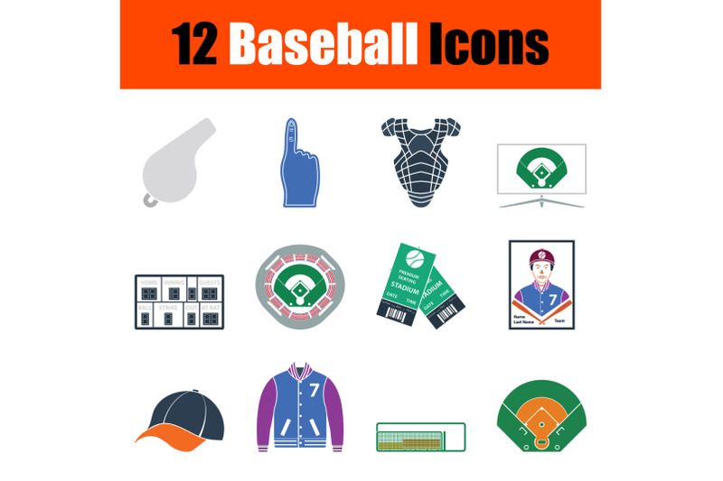 baseball-icon-set