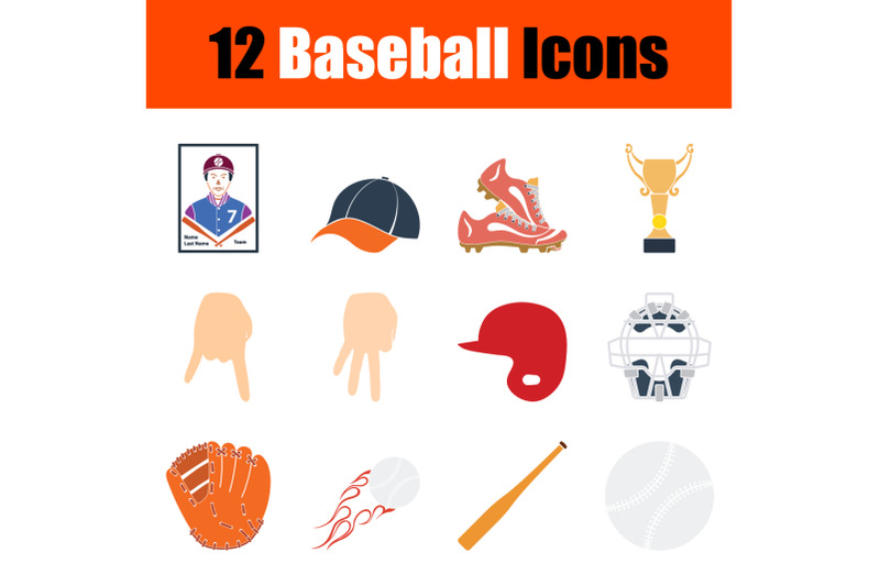 baseball-icon-set