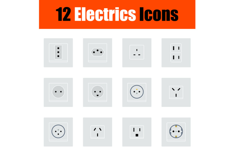 electrics-icon-set