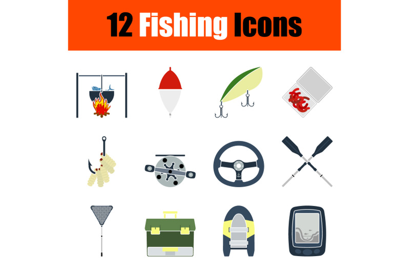 fishing-icon-set