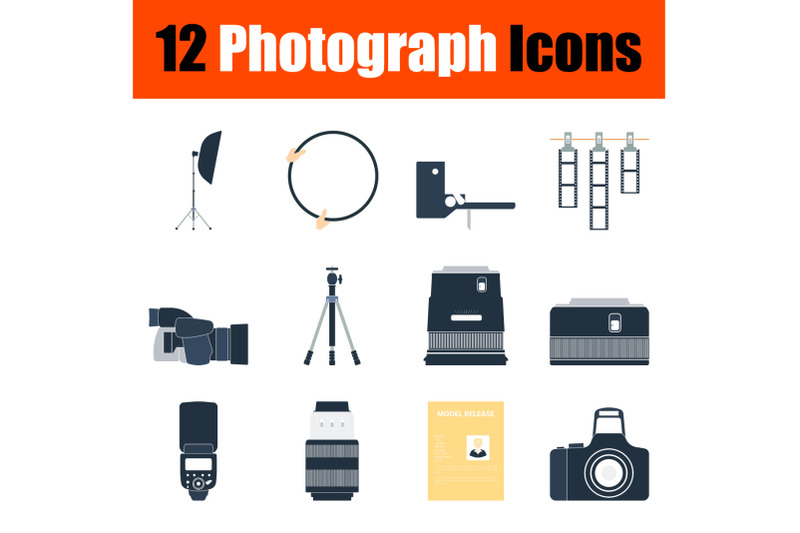 photograph-icon-set