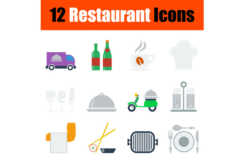 restaurant-icon-set