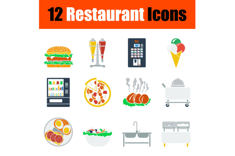 restaurant-icon-set