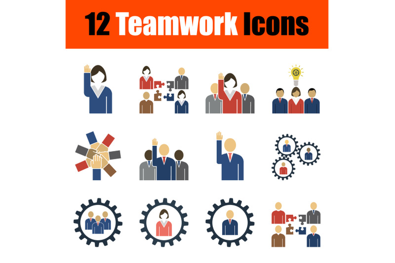 teamwork-icon-set