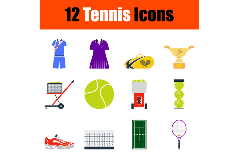 tennis-icon-set