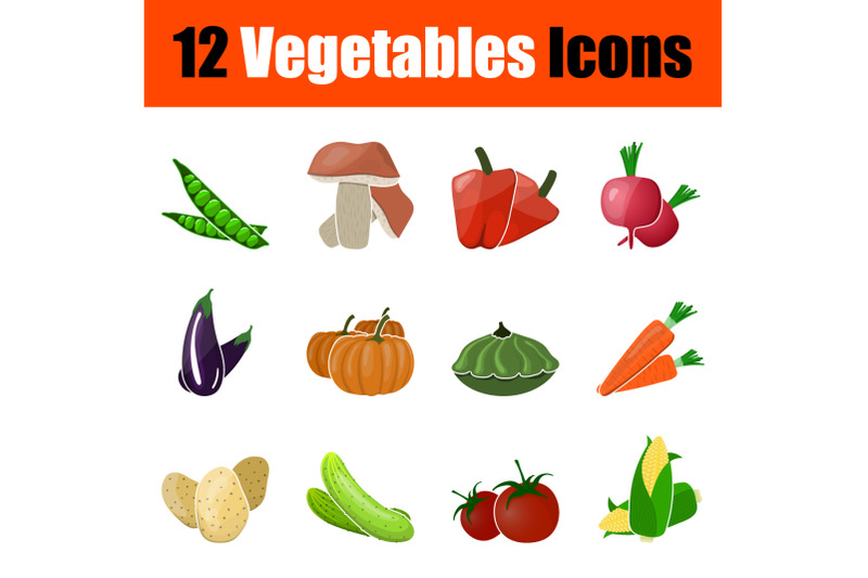 vegetables-icon-set