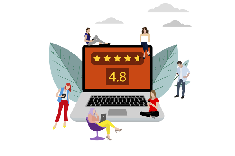 review-and-feedback-rate-and-stars-mark-rating-quality