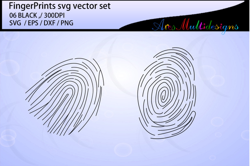 fingerprints-svg-outline