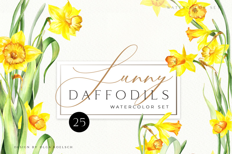 watercolor-daffodil-clipart-easter-clipart-with-yellow-floral-element