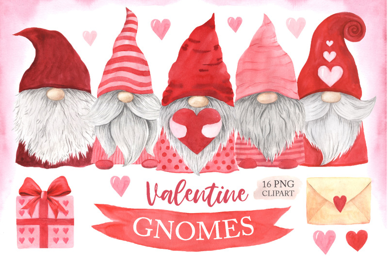 watercolor-valentine-day-gnomes-clipart