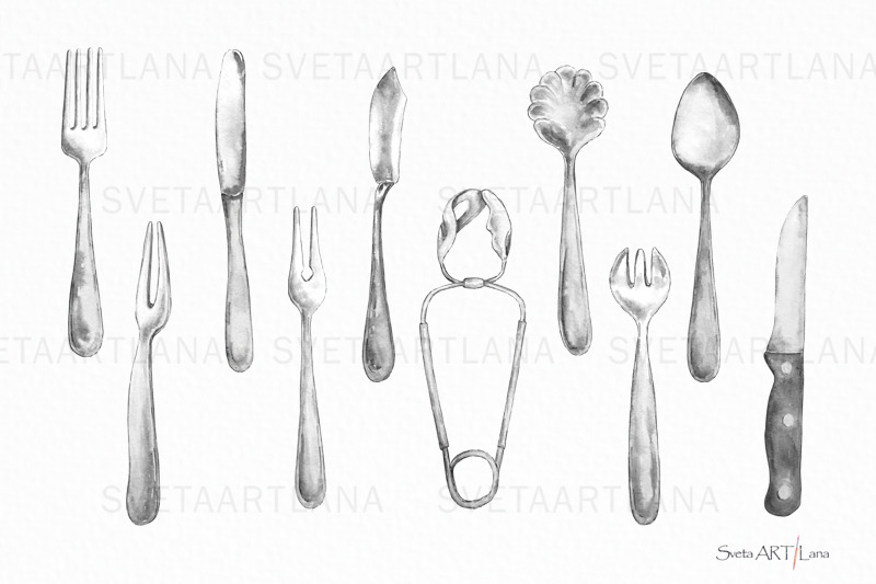 watercolor-cutlery-amp-floral-decor-silverware
