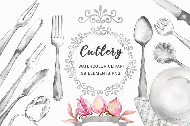 watercolor-cutlery-amp-floral-decor-silverware