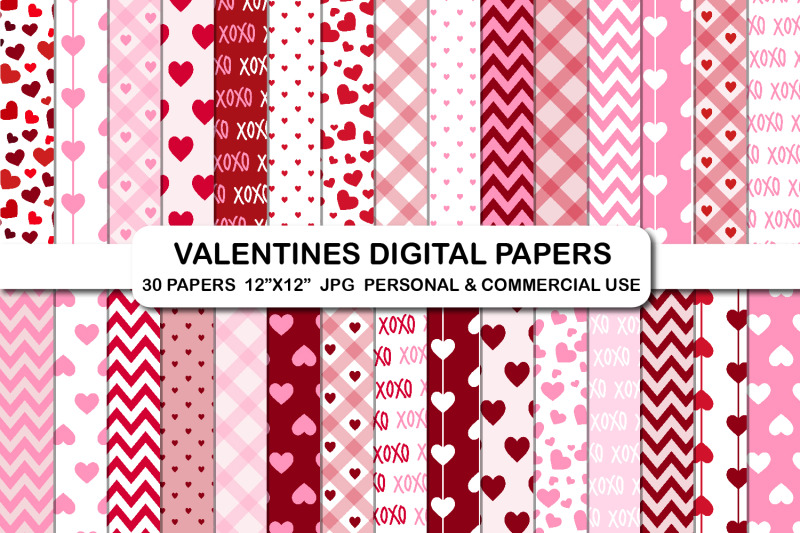 30-valentine-digital-background-papers-love-pattern-papers