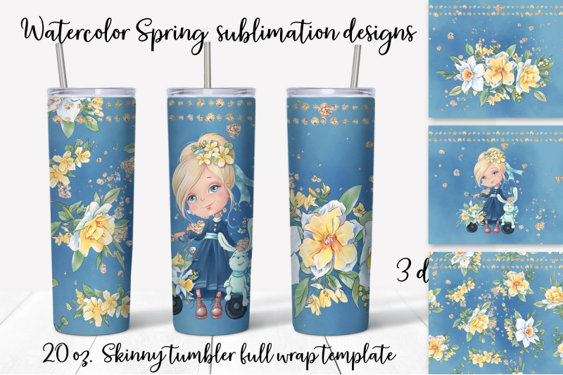 spring-sublimation-design-skinny-tumbler-wrap-design