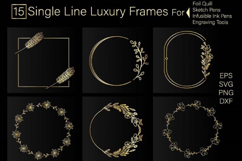 floral-geometrical-frames-monogram-frames