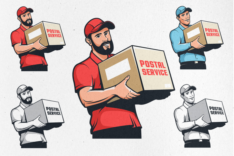 delivery-service-retro-logo