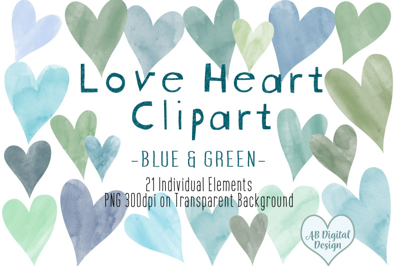 love-heart-valentines-clipart-png-blue-amp-green-watercolor