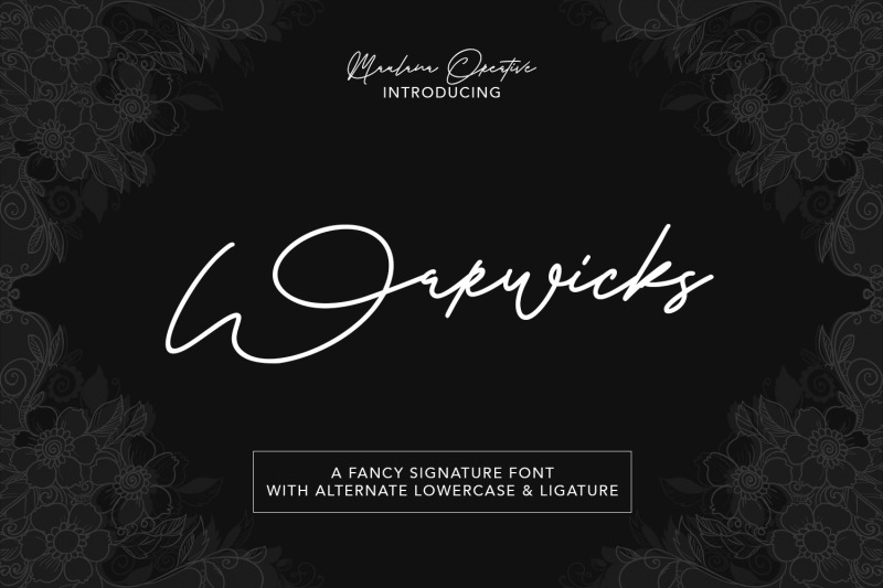warwicks-fancy-signature-font