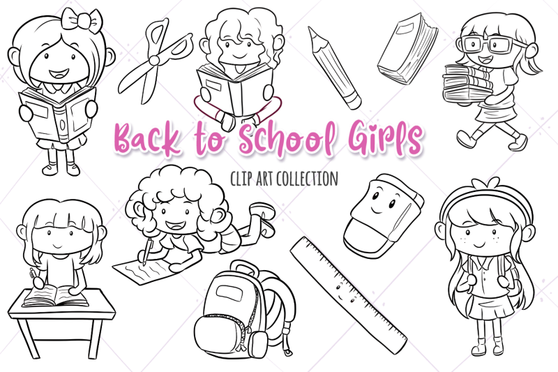 back-to-school-girls-digital-stamps