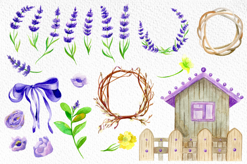 easter-watercolor-clipart-with-bunny-lavender-and-eggs