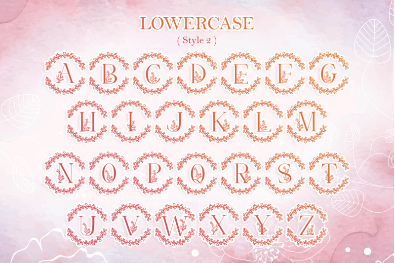 monogram-floral-love-font