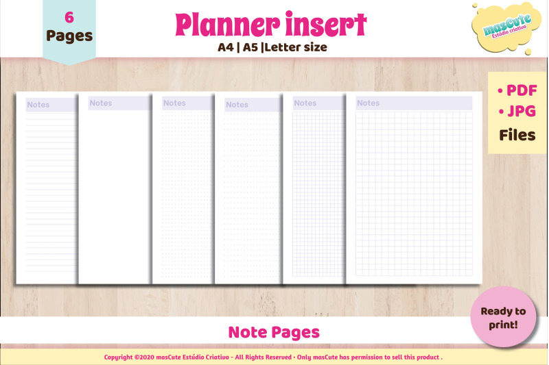 printable-note-pages-set-planner-inserts-letter-a5-a4