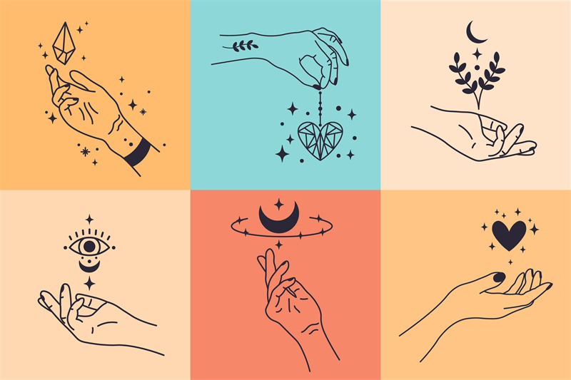 female-hands-hand-drawn-minimal-hand-gestures-feminine-ar