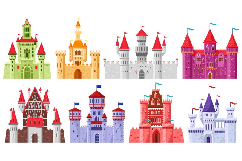 fairytale-medieval-towers-cartoon-royal-kingdom-towers-old-ancient-m